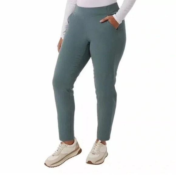 32 Degrees Cool Women's Pull-On Pants Balsam Green X-Large - Picture 1 of 8